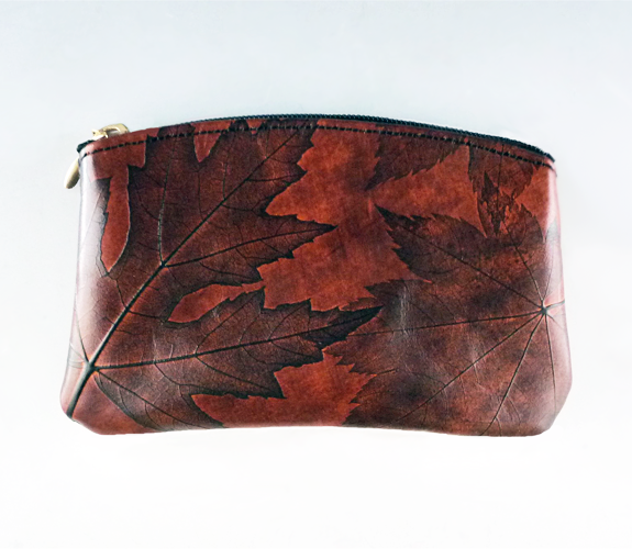 Leaf Leather Coin Purse